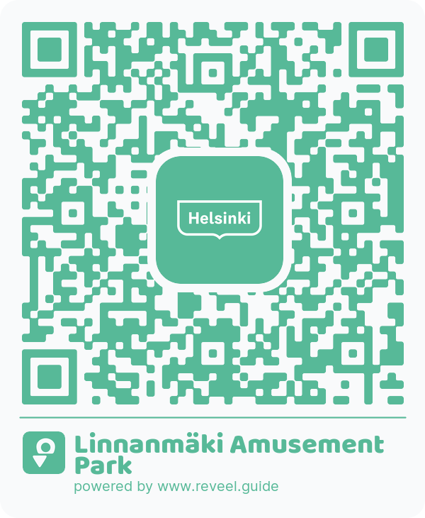 Image of the QR linking to the Linnanmäki Amusement Park