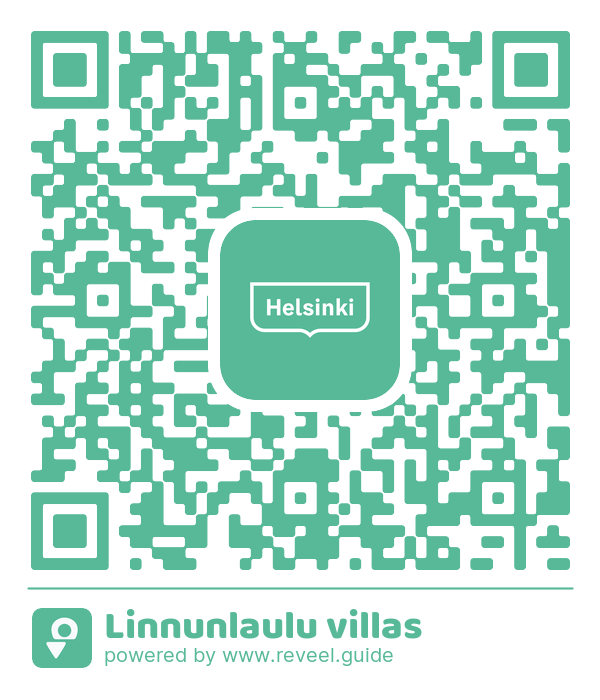 Image of the QR linking to the Linnunlaulu villas