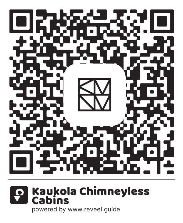 Image of the QR linking to the Kaukola Chimneyless Cabins