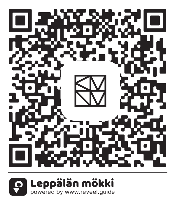 Image of the QR linking to the Leppälästugan