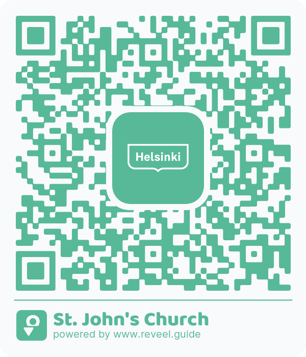 Image of the QR linking to the St. John's Church