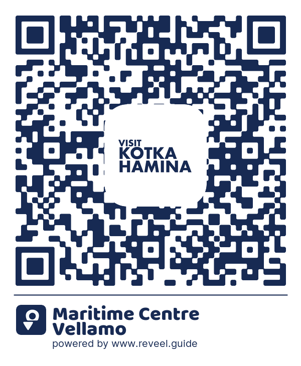 Image of the QR linking to the Maritime Centre Vellamo