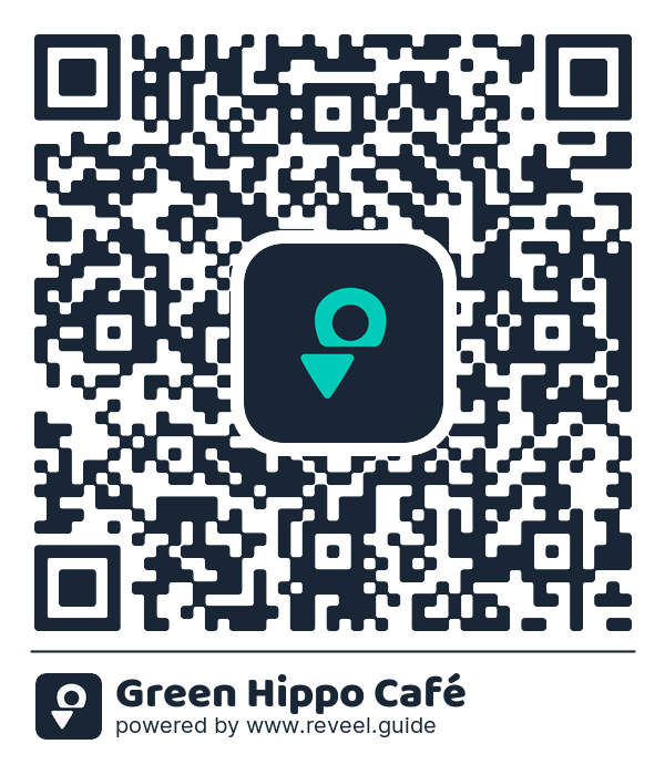 Image of the QR linking to the Green Hippo Café