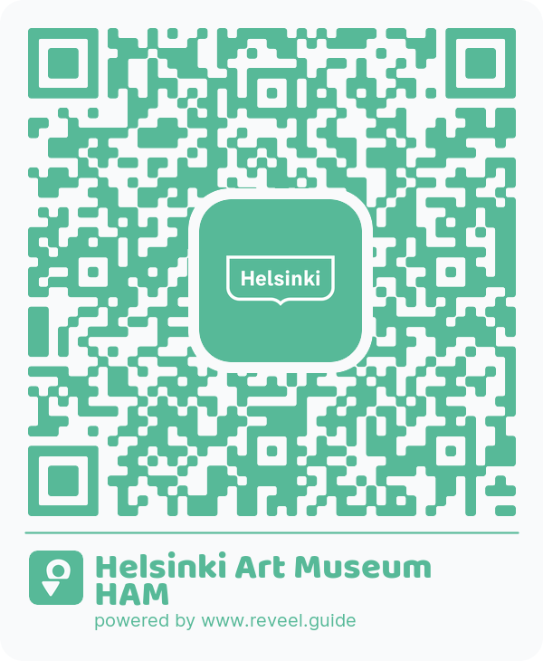 Image of the QR linking to the Helsingfors konstmuseum HAM