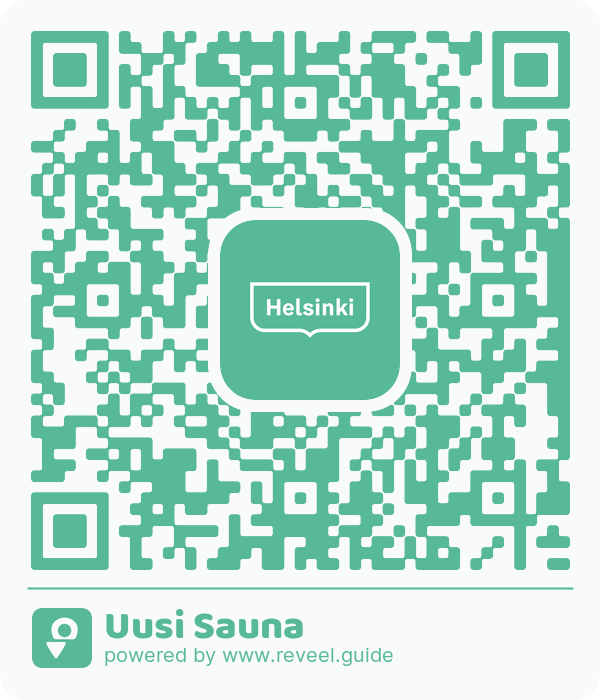 Image of the QR linking to the Uusi Sauna