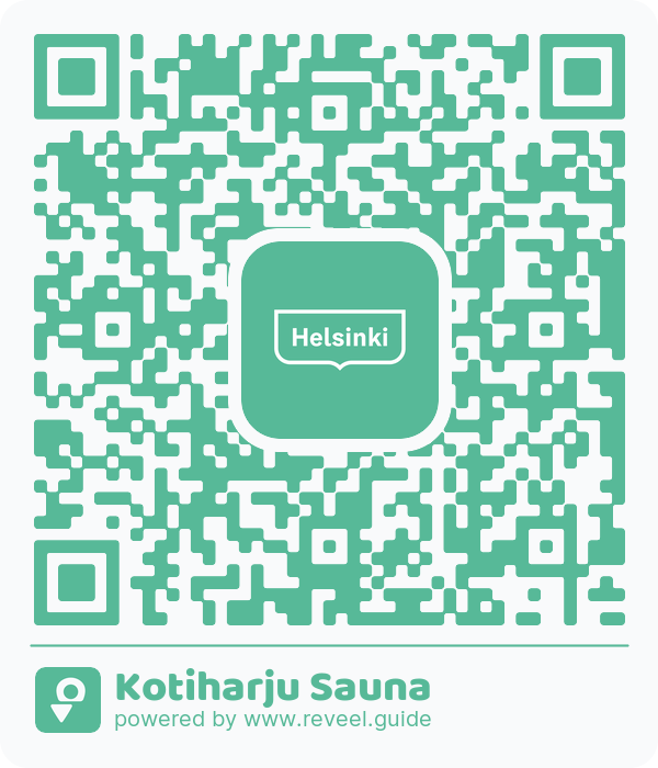 Image of the QR linking to the Kotiharju Sauna