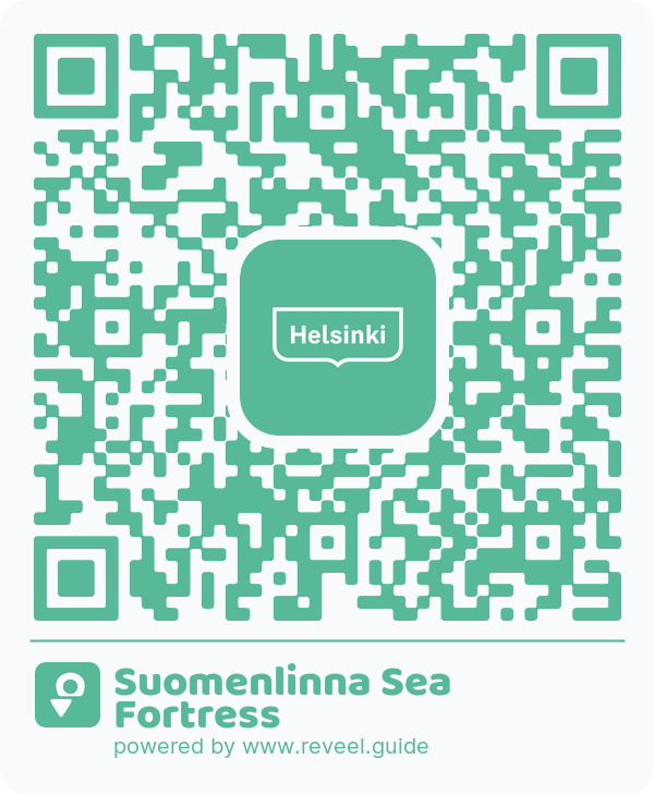 Image of the QR linking to the Suomenlinna Sea Fortress