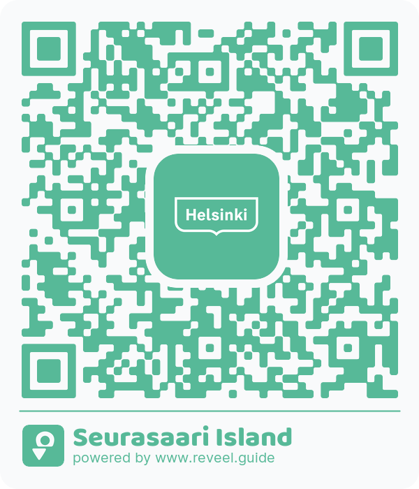 Image of the QR linking to the Seurasaari Island