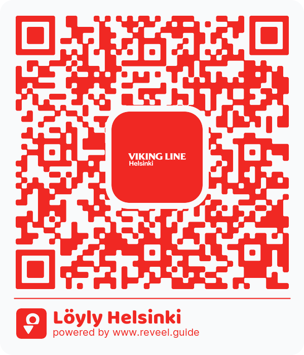Image of the QR linking to the Löyly Helsinki