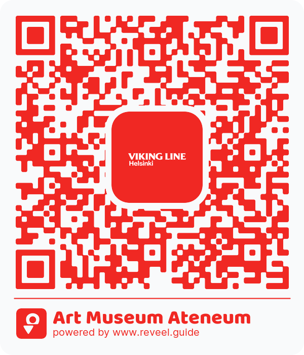 Image of the QR linking to the Art Museum Ateneum