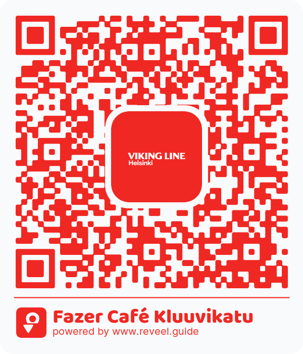 Image of the QR linking to the Fazer Café Kluuvikatu