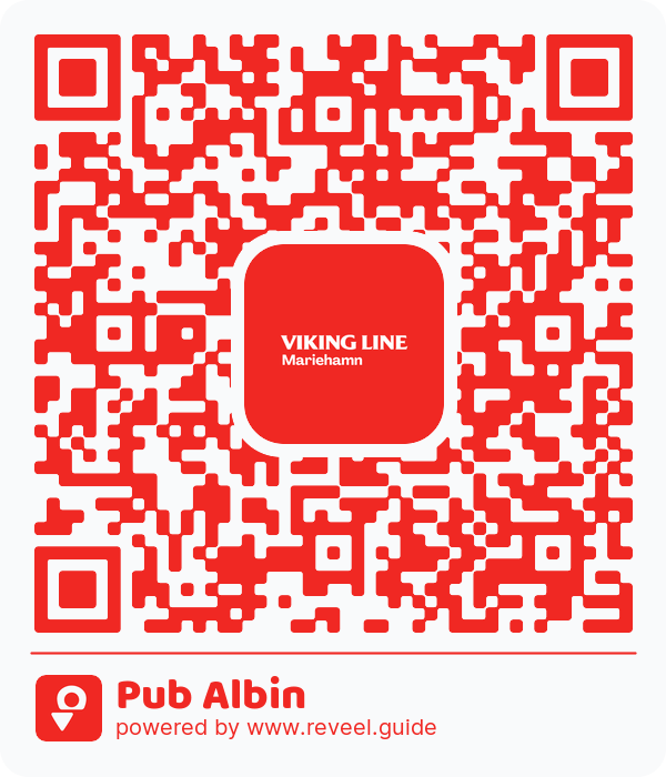 Image of the QR linking to the Pub Albin
