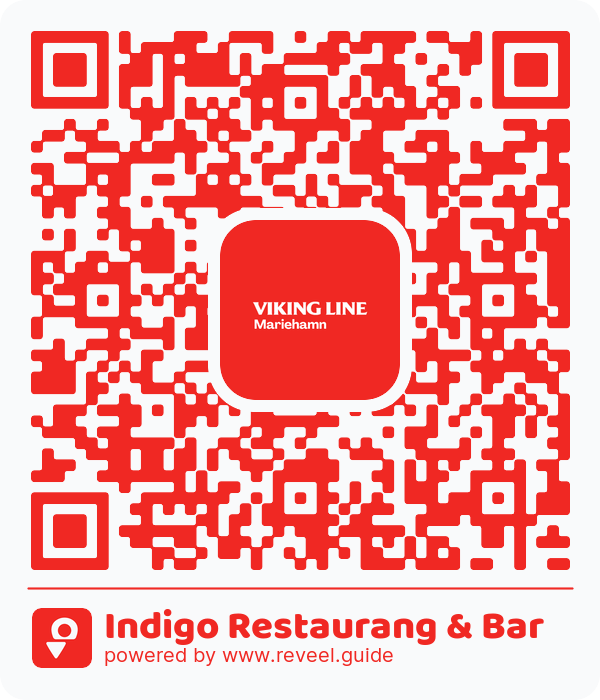 Image of the QR linking to the Indigo Restaurang & Bar