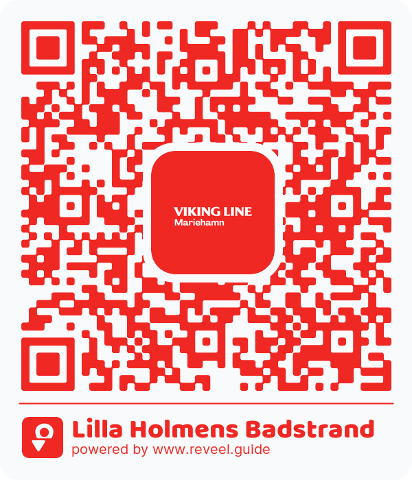 Image of the QR linking to the Lilla Holmens Badstrand