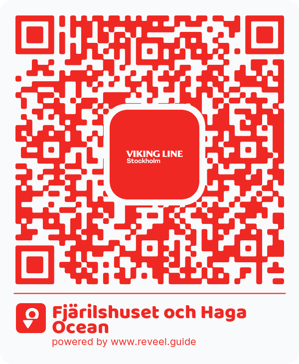 Image of the QR linking to the Fjärilshuset och Haga Ocean