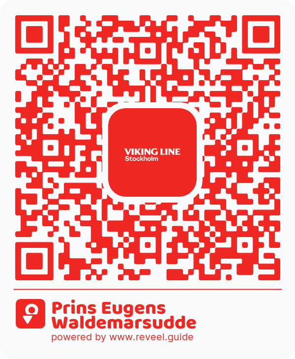 Image of the QR linking to the Prins Eugens Waldemarsudde