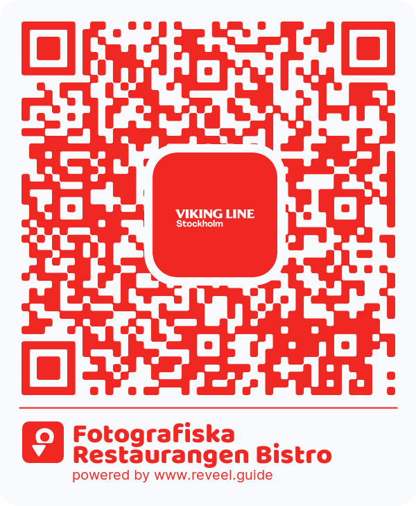 Image of the QR linking to the Fotografiska Restaurangen Bistro