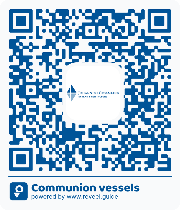 Image of the QR linking to the Communion vessels