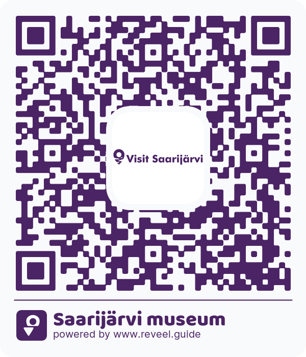 Image of the QR linking to the Saarijärvi museum