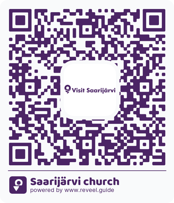 Image of the QR linking to the Saarijärvi church