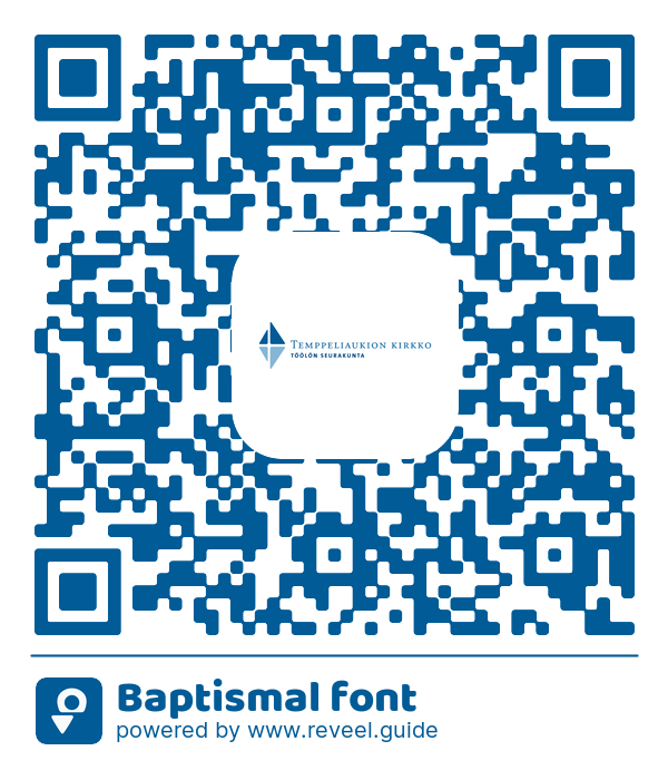 Image of the QR linking to the Baptismal font