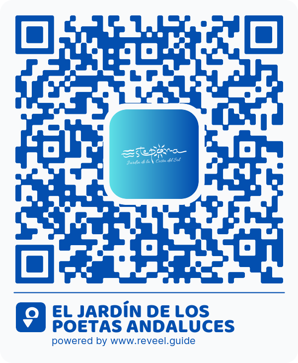 Image of the QR linking to the EL JARDÍN DE LOS POETAS ANDALUCES