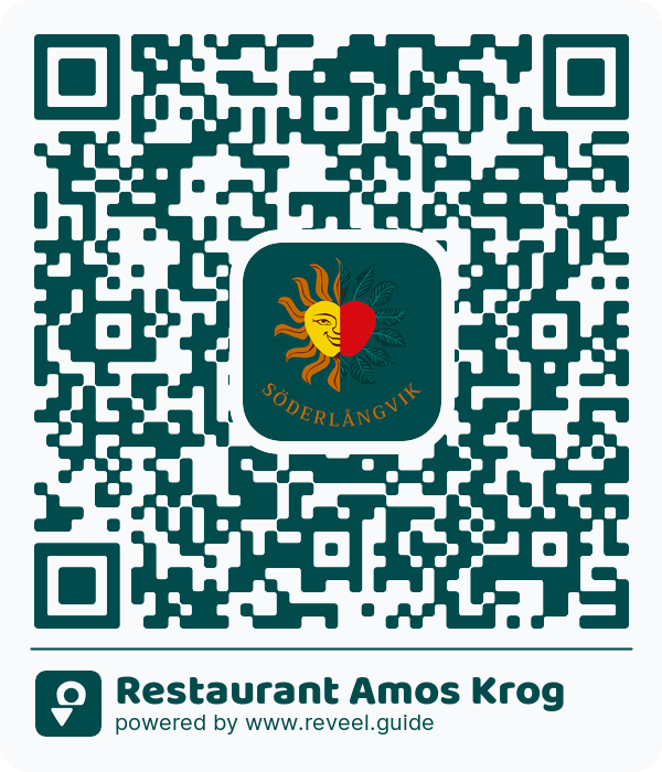 Image of the QR linking to the Restaurant Amos Krog