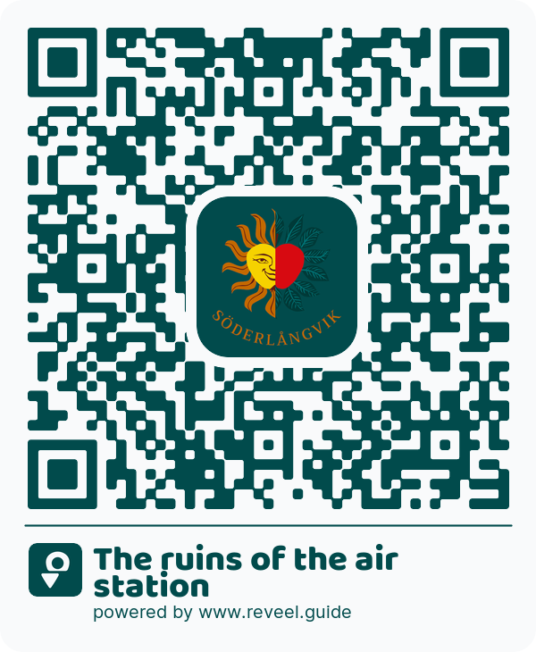 Image of the QR linking to the The ruins of the air station