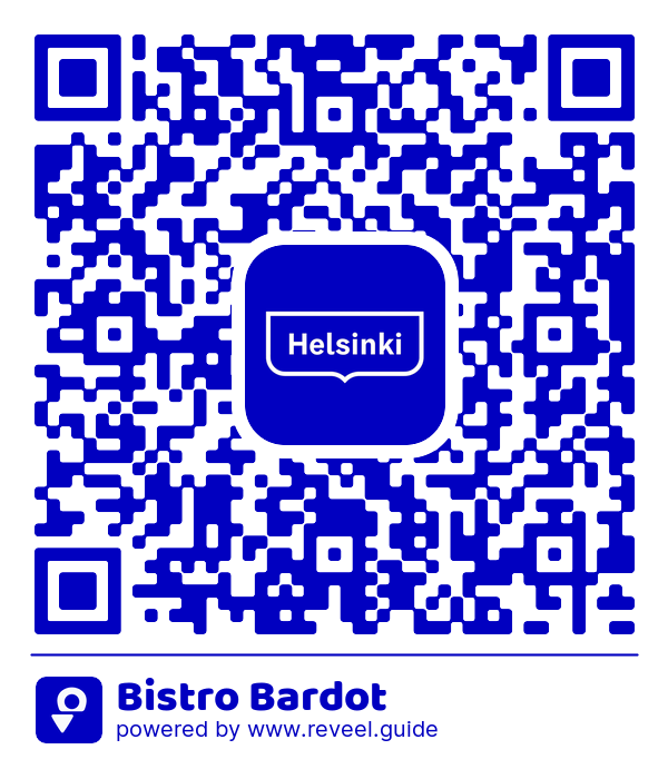 Image of the QR linking to the Bistro Bardot   