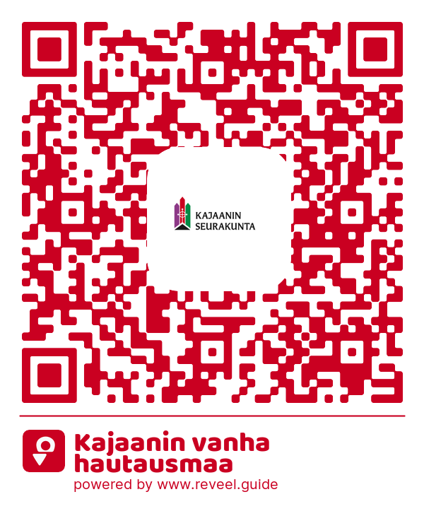 Image of the QR linking to the Kajaani old cemetery 