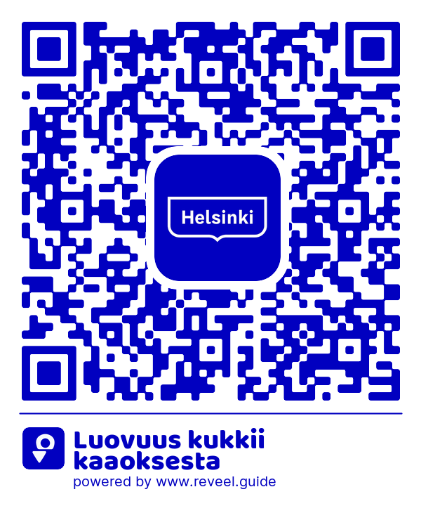 Image of the QR linking to the Luovuus kukkii kaaoksesta