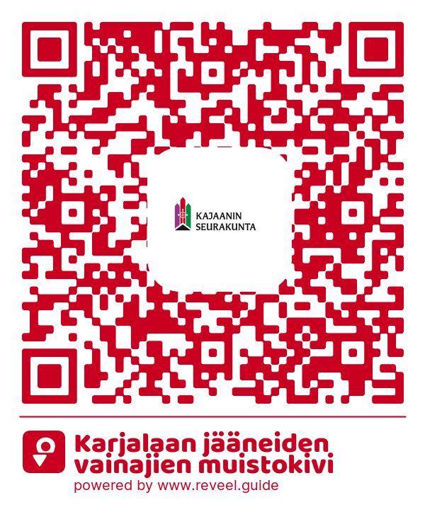 Image of the QR linking to the Memorial stone to the deceased who remained in Karelia