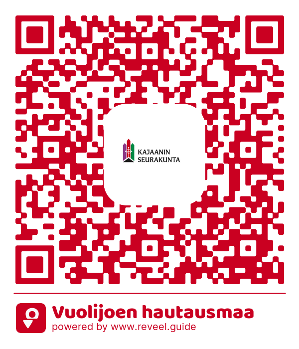 Image of the QR linking to the Vuolijoki cemetery 