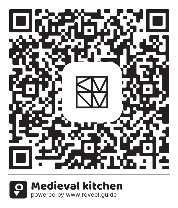 Image of the QR linking to the Medieval kitchen