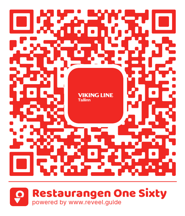 Image of the QR linking to the Restaurangen One Sixty