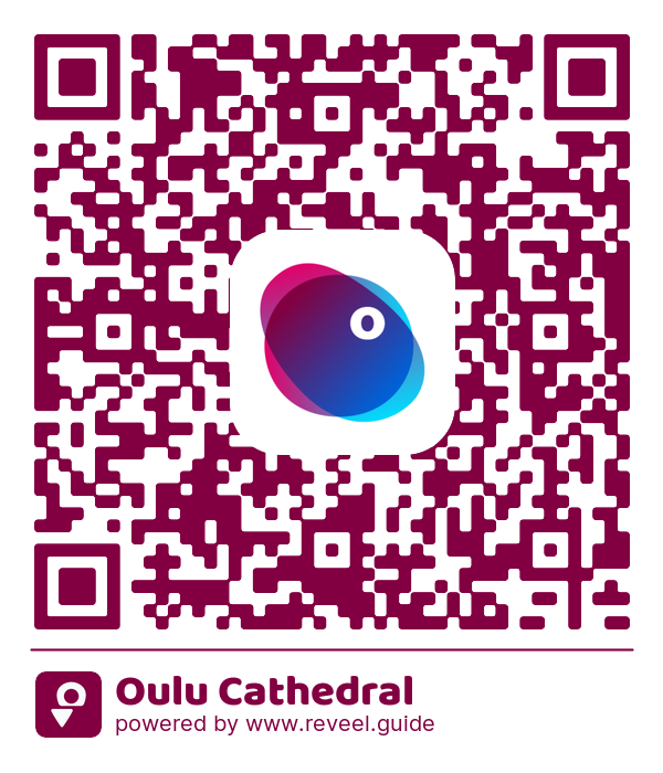 Image of the QR linking to the Oulu Cathedral