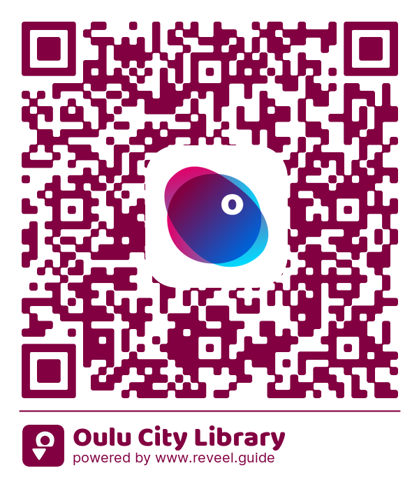 Image of the QR linking to the Oulu City Library