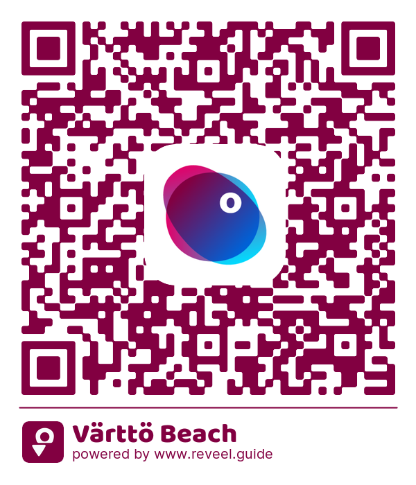 Image of the QR linking to the Värttö Beach
