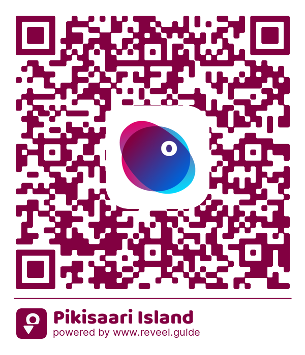 Image of the QR linking to the Pikisaari Island 