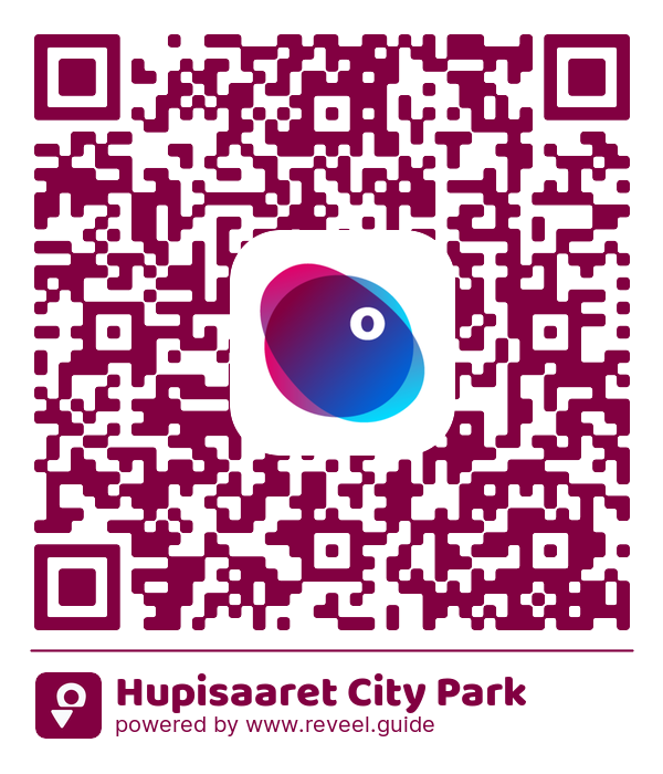 Image of the QR linking to the Hupisaaret City Park