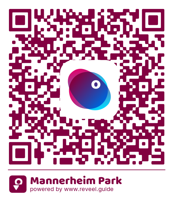 Image of the QR linking to the Mannerheim Park