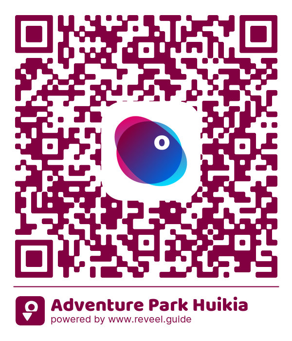 Image of the QR linking to the Adventure Park Huikia