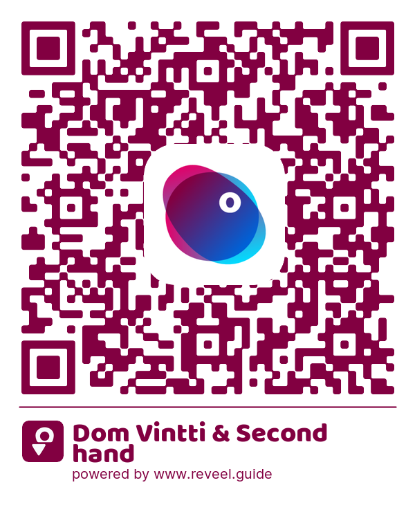 Image of the QR linking to the Dom Vintti & Second hand 