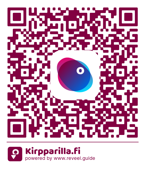 Image of the QR linking to the Kirpparilla.fi