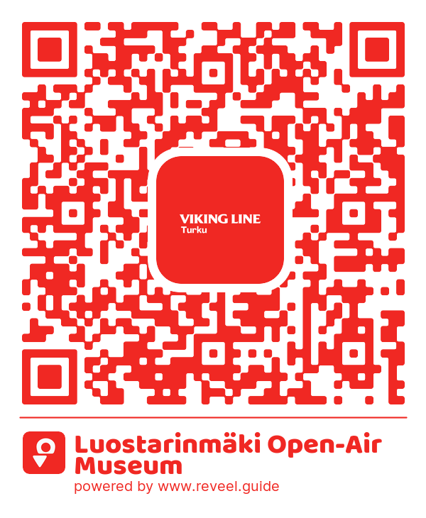 Image of the QR linking to the Luostarinmäki Open-Air Museum