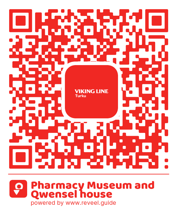 Image of the QR linking to the Pharmacy Museum and Qwensel house