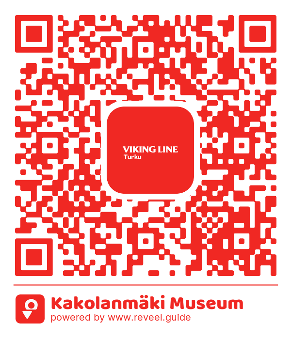 Image of the QR linking to the Kakolanmäki Museum