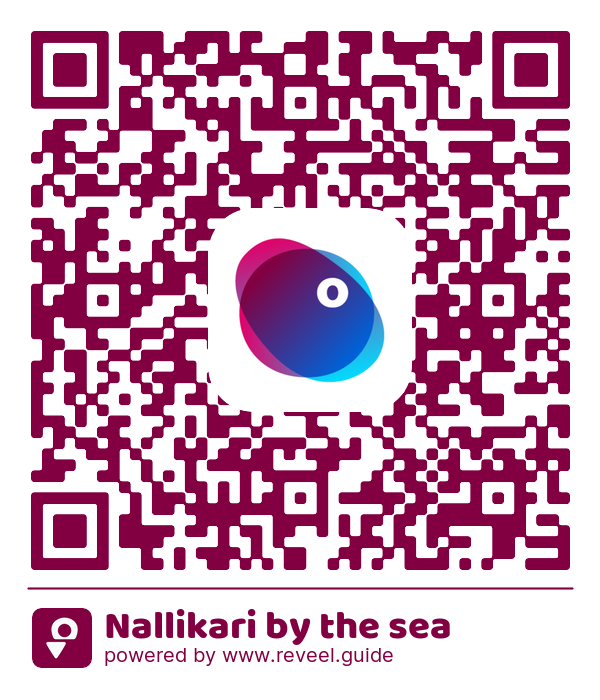 Image of the QR linking to the Nallikari by the sea