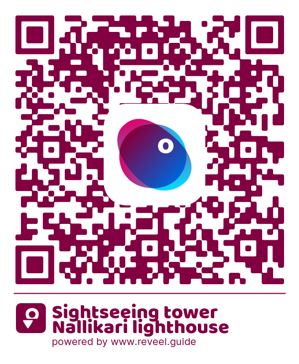 Image of the QR linking to the Sightseeing tower Nallikari lighthouse