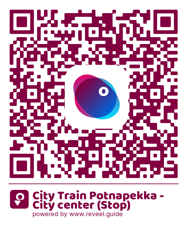 Image of the QR linking to the City Train Potnapekka - City center (Stop)